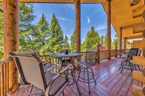 Ruidoso Casa | Quiet Ruidoso Cabin with Deck and Private Hot Tub