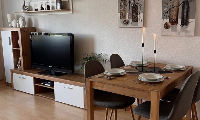 Berlingen Apartamento | Quiet vacation apartment with terrace New infrared cabin