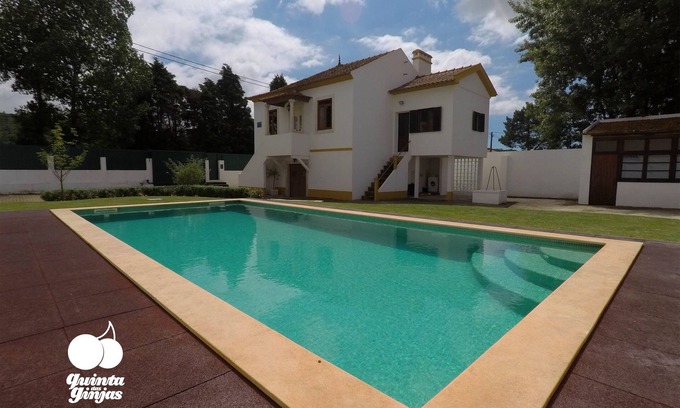 Maiorga Cabaña | Quinta das Ginjas - Alojamiento con piscina privada
