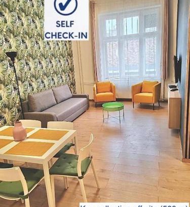 Jozsefvaros Apartamento | Rákóczi Residence1274 I 3bdrm I FreeParking