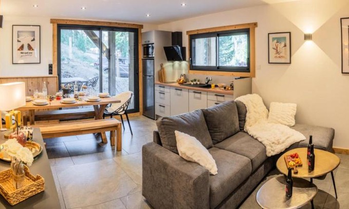 Les Orres Chalet De Esquí | Résidence Domaine Du Loup Blanc - Appartement de standing pour 8 personnes MAE-4514