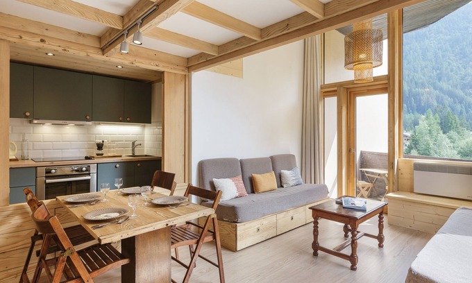 Argentiere Apartamento | Résidence Grand Roc - Campanules 205, Argentière (Chamonix), France