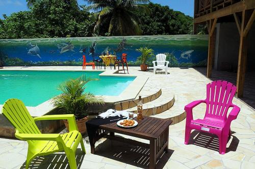 Sainte-Anne Apartamento | Résidence Fruit de la Passion Rose