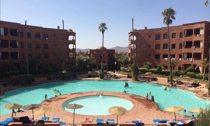 Palmeraie Apartamento | Résidence Piscine et lagon -salle de sport