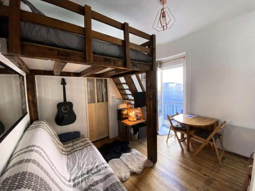 Bareges Apartamento | Résidence Rioulet 1 - Très beau studio avec mezzanine et balcon proche du centre de Barèges MAE-1124
