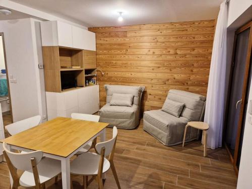 Les Claux Apartamento | Résidence Varsea - Studio récent 3 lits avec balcon sud MAE-0021