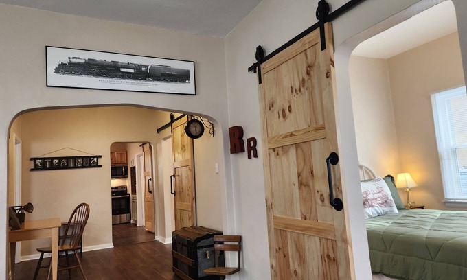 Boone Casa | Railroad themed 3-bedroom house in Boone The Main Street Station is pet friendly