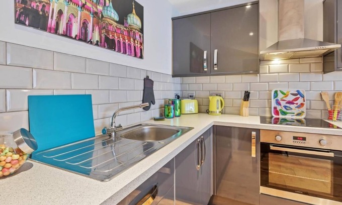 Kemptown Apartamento | Rainbow Studio - Spacious City Centre - Close to sea - Sleeps 1 to 3 Guests