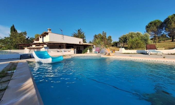 Juvignac Casa | Ranch dans la Garrigue, Swimming pool