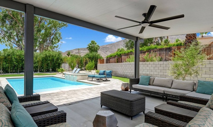 Magnesia Falls Cove Casa | Rancho Mirage Mid Century Gem | A Louisa Davis Property