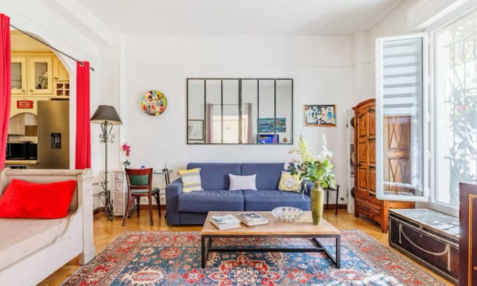 Juan-les-Pins Apartamento | APARTAMENTO en el centro de JUAN 55m2 en planta baja con jardín terraza de 50 m2