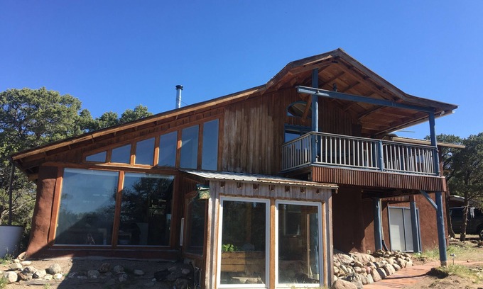 Baca Grande Casa | Rare Find! Quiet, Strawbale Home with Epic Mountain Views and Hiking