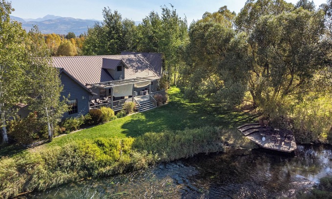 Victor Casa | Rare Teton Ranch: 400 protected acres, private creek, fishing, kayaking, birding
