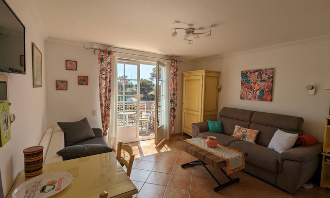 Giens Apartamento | Ravissant Studio Très Bien Équipé à 100 m de la Plage !