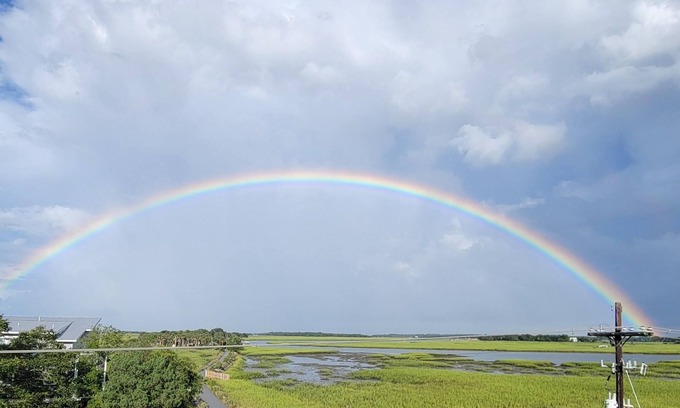 Folly Beach Condominio | Vista de pájaro de la locura