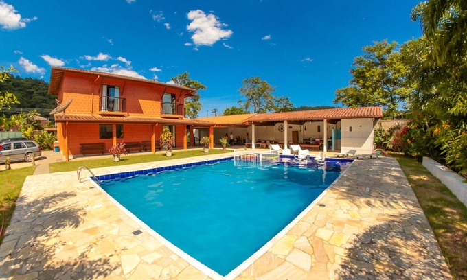 Sertao da Quina Casa | ¡Recanto Baitaca Lindo! Con piscina, 4 habitaciones, 7 baños - Ubatuba / Maranduba
