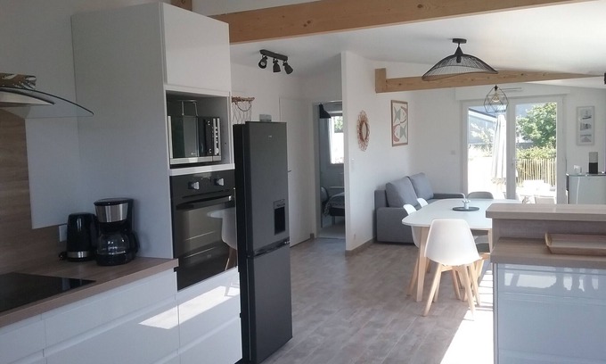 Penmarch Casa | Casa reciente bien equipada 900m Beach en Penmarc'h