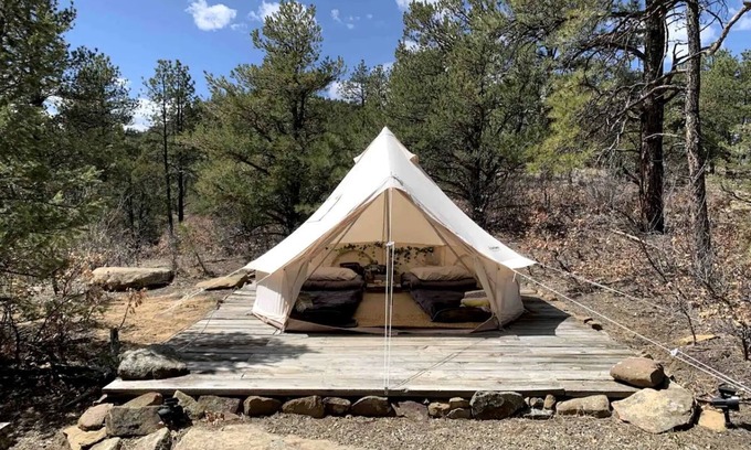Boncarbo Alquiler De RV | Reconnect with Nature at this Unique Bell Tent in Colorado