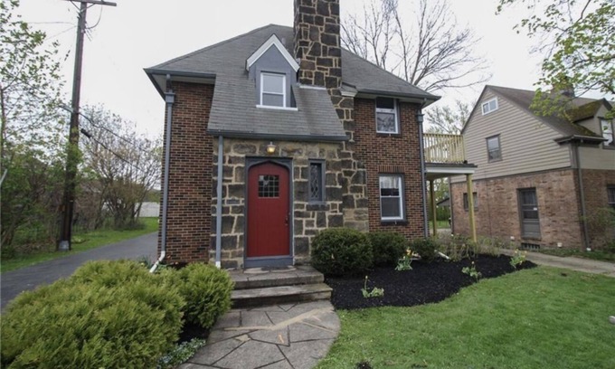 Youngstown Casa | Red Door Tudor in Historic Newport Glen/ Mill Creek Park
