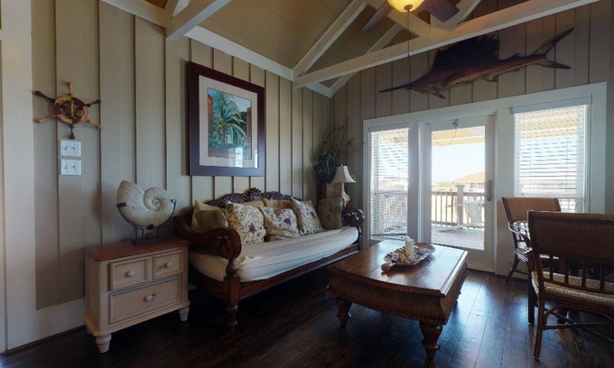Galveston Casa | Redfish Tower: 3 BR, 3 BA House in Pt. Bolivar, Sleeps 8