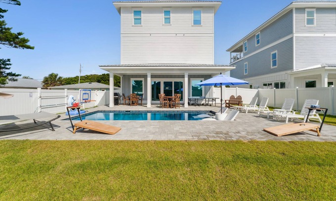 Bid-a-wee Beach Casa | Reduced Rates! | Brand New Construction | Luxe Interior + Easy Walk to Sand