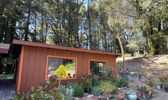 Watsonville Cabaña | Redwoods Mountain Cottage wKing Bed
