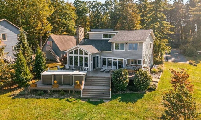 Swanton Casa | Reel Chill- 4 bedroom home with Dock, Swimspa, Hot tub!