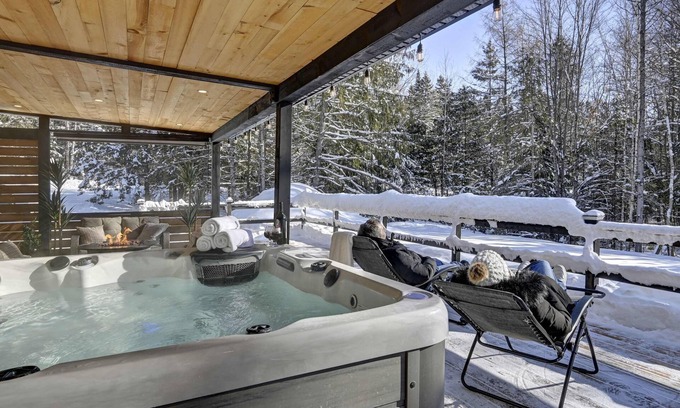 Lac-Superieur Chalet De Esquí | Refuge Tremblant Spa Ski 11min