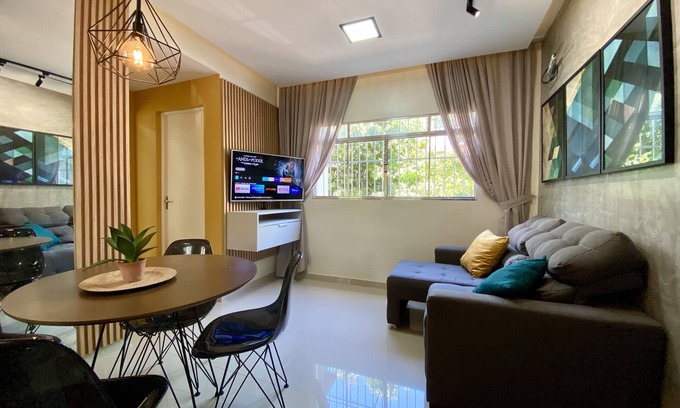 Teresina Apartamento | Refurbished apartment, fully furnished, excellent location.