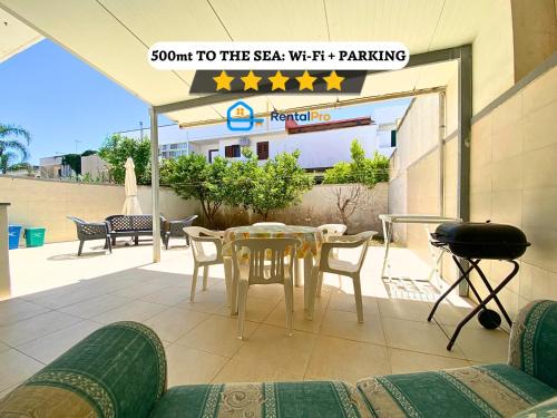 San Foca Casa | Relax a 500m dal mare - Ampio giardino, WIFI e parcheggio INCLUSI!