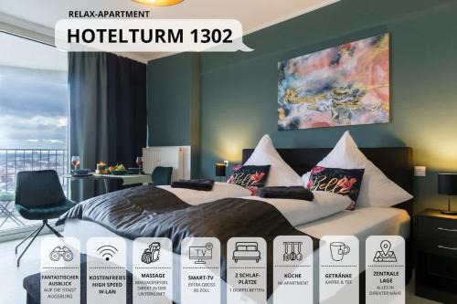 Antonsviertel Apartamento | Relax Apartment 1302 Tolle Aussicht Massagesessel Smart TV
