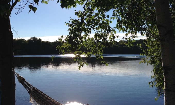 Wolfeboro Cabaña | Relajarse en el lago crescent