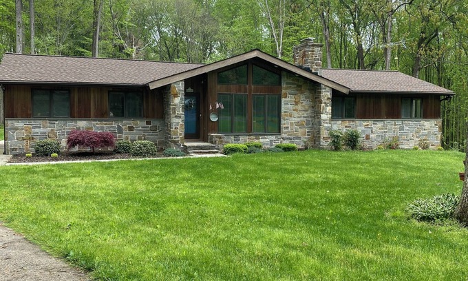 Havre De Grace Casa | Relax in the woods with your own private pool - 4 BR house that sleeps up to 12.