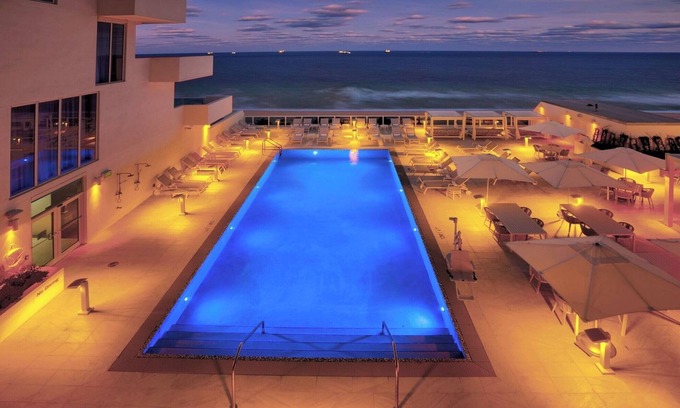 Central Beach Hotel | Relax on Your Ocean View Balcony! Pool Access, Walk to Vibrant Beach & Dining