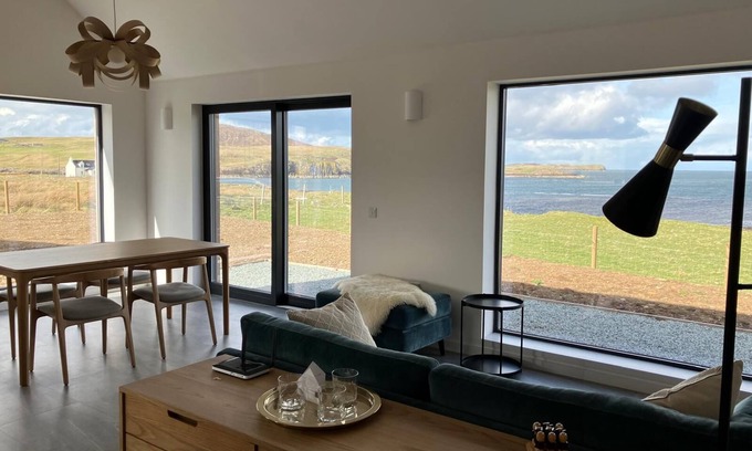 Kilmaluag Casa | Relax, Recharge, Reconnect, a seascape eco house-retreat