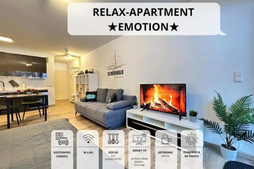 Schoenwald Apartamento | RelaxApartments BLACK FOREST EMOTION mit Sonnenbalkon mit Blick auf den Kurpark, schnelles Internet, Nähe Triberger Wasserfälle, für bis zu 2 Personen