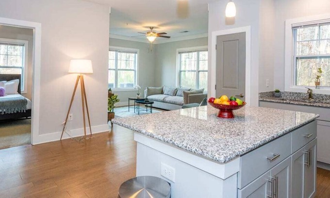 Morrisville Apartamento | Relaxing 1BR with Gym and Balcony