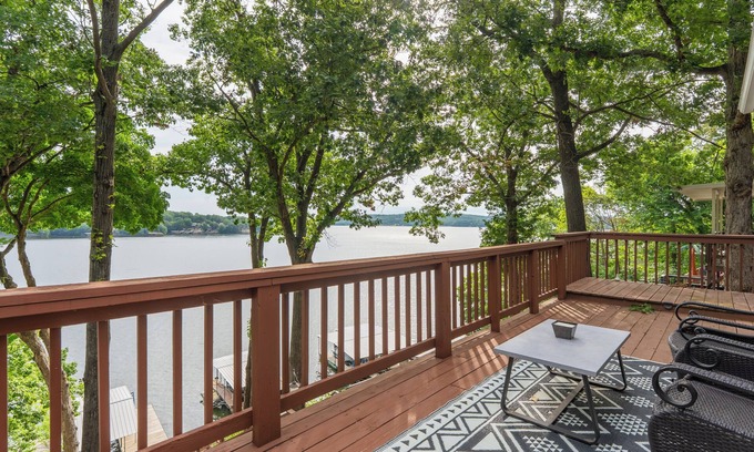 Camdenton Casa | Relaxing 4-Bed Lakefront Home with Private Dock