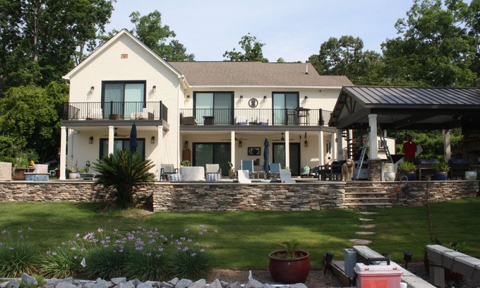 Chapin Casa | Relaxing lake front cottage! Pool, outdoor kitchen, Dog Friendly!