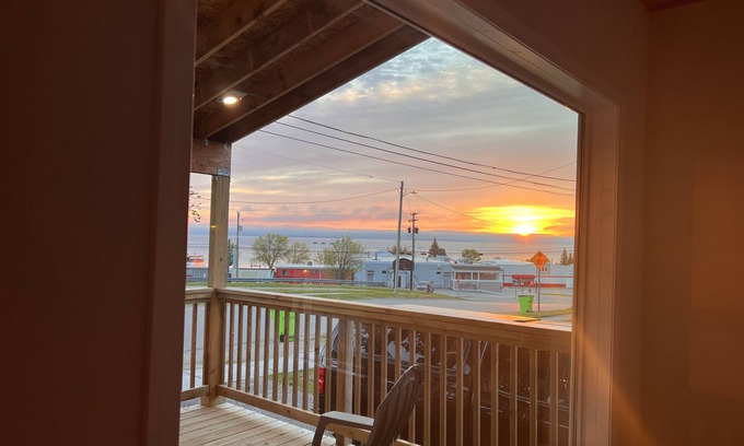 Straits of Mackinac Casa | Relaxing Paradise overlooking Lake Huron one block from Downtown