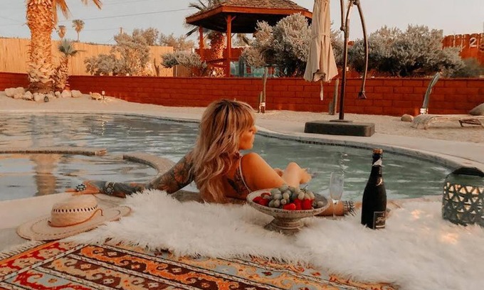 Twentynine Palms Casa | Relaxing Private POOL and Jacuzzi Joshua Tree Home