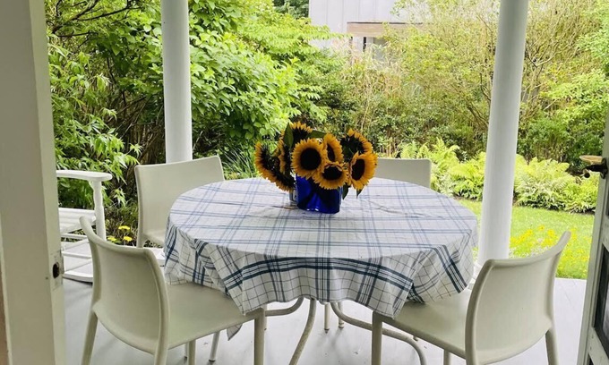 Sag Harbor Cabaña | Remodeled historic Greek Revival house in heart of Sag Harbor.