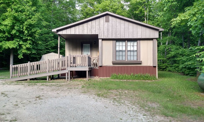 Kalkaska Casa | Remodeled home across from beautiful Blue Lake in a recreational paradise