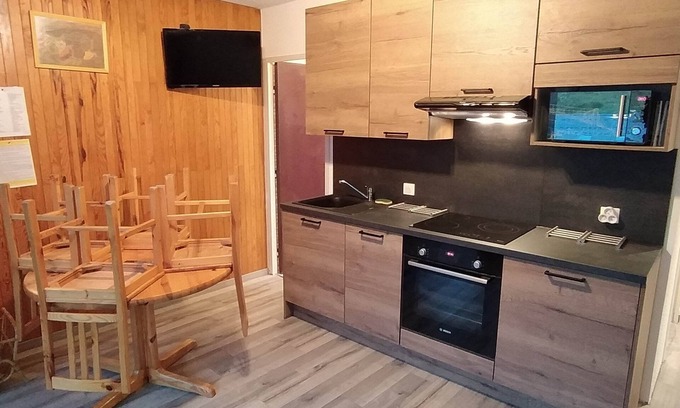 La Toussuire Apartamento | Apartamento reformado de 3 piezas 5/6 personas 33m2 a pie de pistas La Toussuire