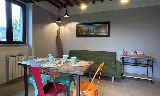 Citta di Castello Otro | Renovated apt. w/ patio, picnic table, panoramic pool - green Umbria escape