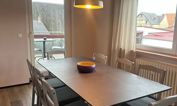 Friesenheim Apartamento | Renovated apartment MaKi 9 pers. Euro-Park, Rulantica, Strasbourg, Black Forest