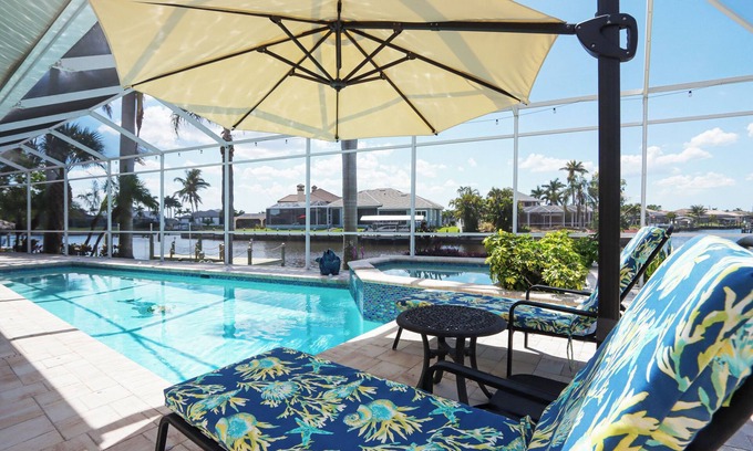 Cape Coral Casa | Renovated Cape Coral home situated on a peaceful Gulf-access "T" canal - Our Happy Place