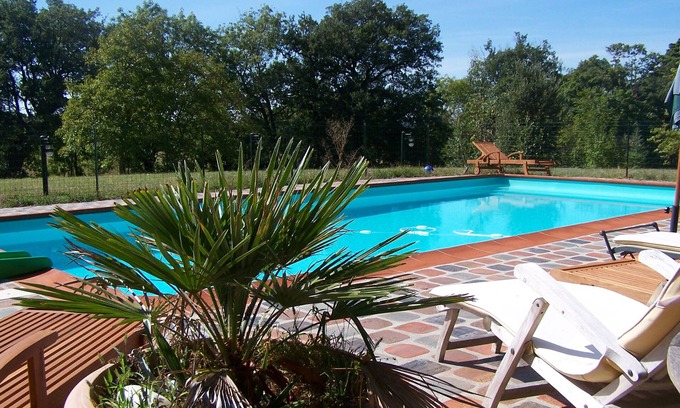 Vaudreuille Cabaña | Principal encantador. Granja, reformado, con piscina, aparcamiento y jardín privado