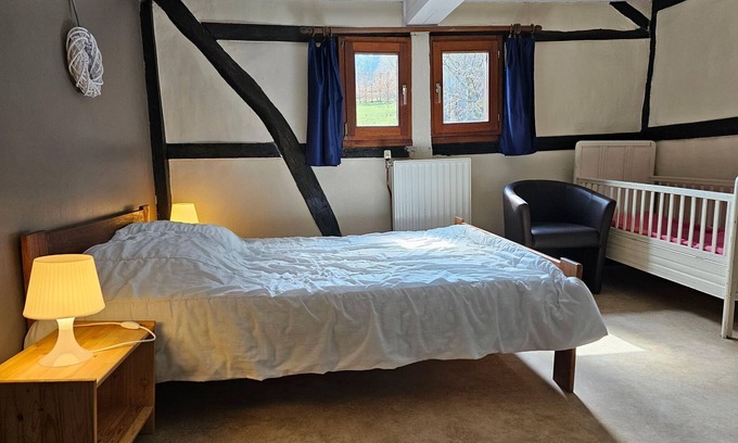 Stavelot Casa | Masía reformada en Somagne con jardín