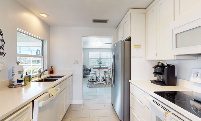 Charlotte Park Casa | Renovated Luxe Waterfront Getaway | Heated Pool, Screened Lanai & Boat Dock